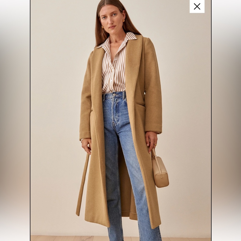 NWOT Reformation Downing Coat